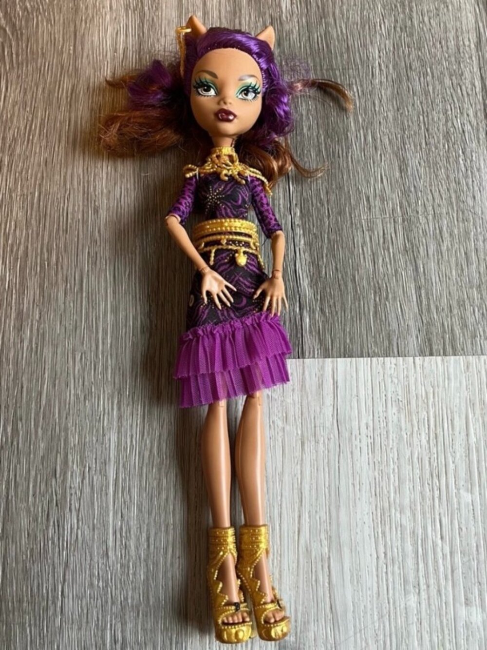 monster high clawdeen wolf lights camera action